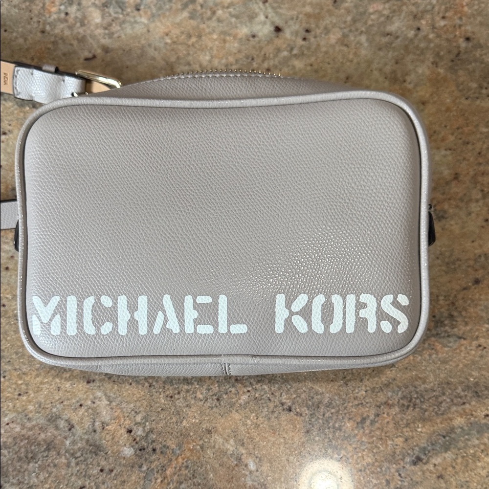 Michael Kors Light Gray Belt Bag
